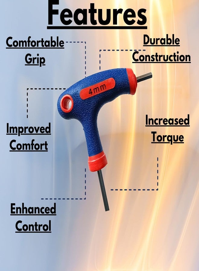 BYTE FORGE T-TYPE ALLEN KEY, 4MM WITH RUBBER GRIP - Image 4